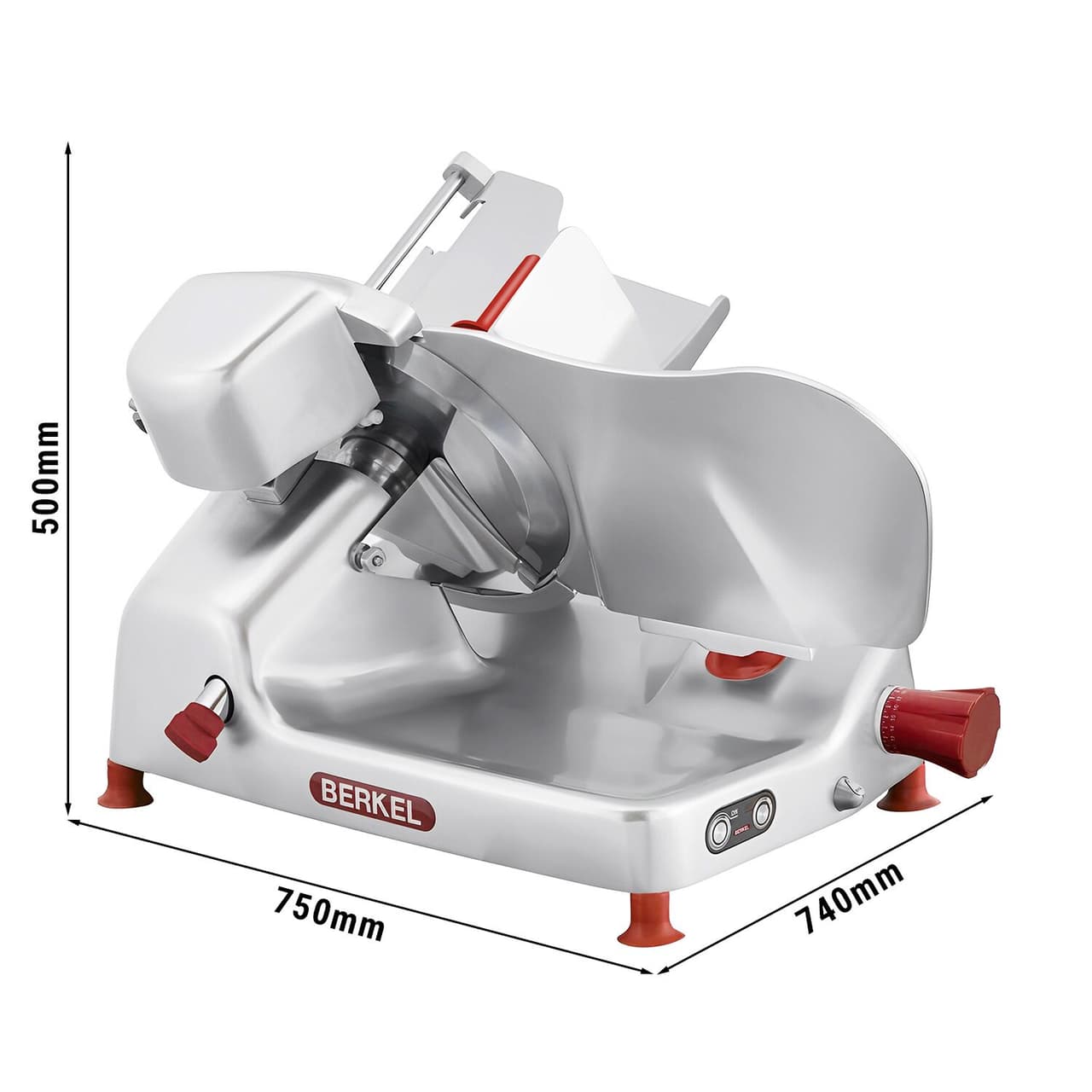 BERKEL | Aufschnittmaschine Domina als Schwerkraftschneider - 300 Watt - Messer: Ø 315mm