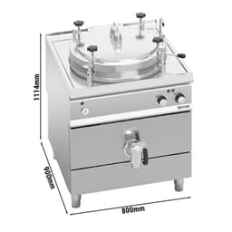 Elektro Druck Kochkessel - 150 Liter - 18 kW - indirekte Beheizung