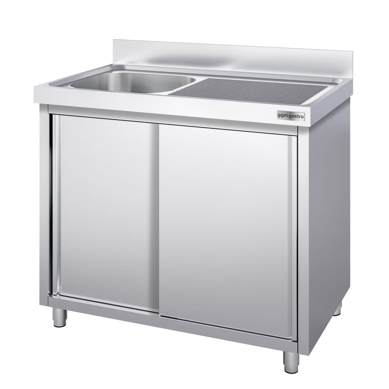 Spülschrank PREMIUM - 1600x600mm - mit 1 Becken links