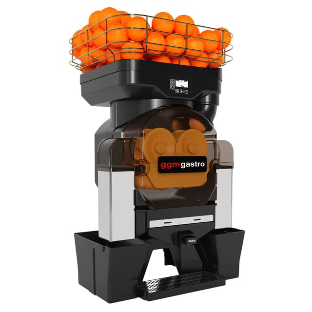 Elektrische Orangenpresse - Schwarz - Push & Juice-Taste - Automatische Fruchtzufuhr