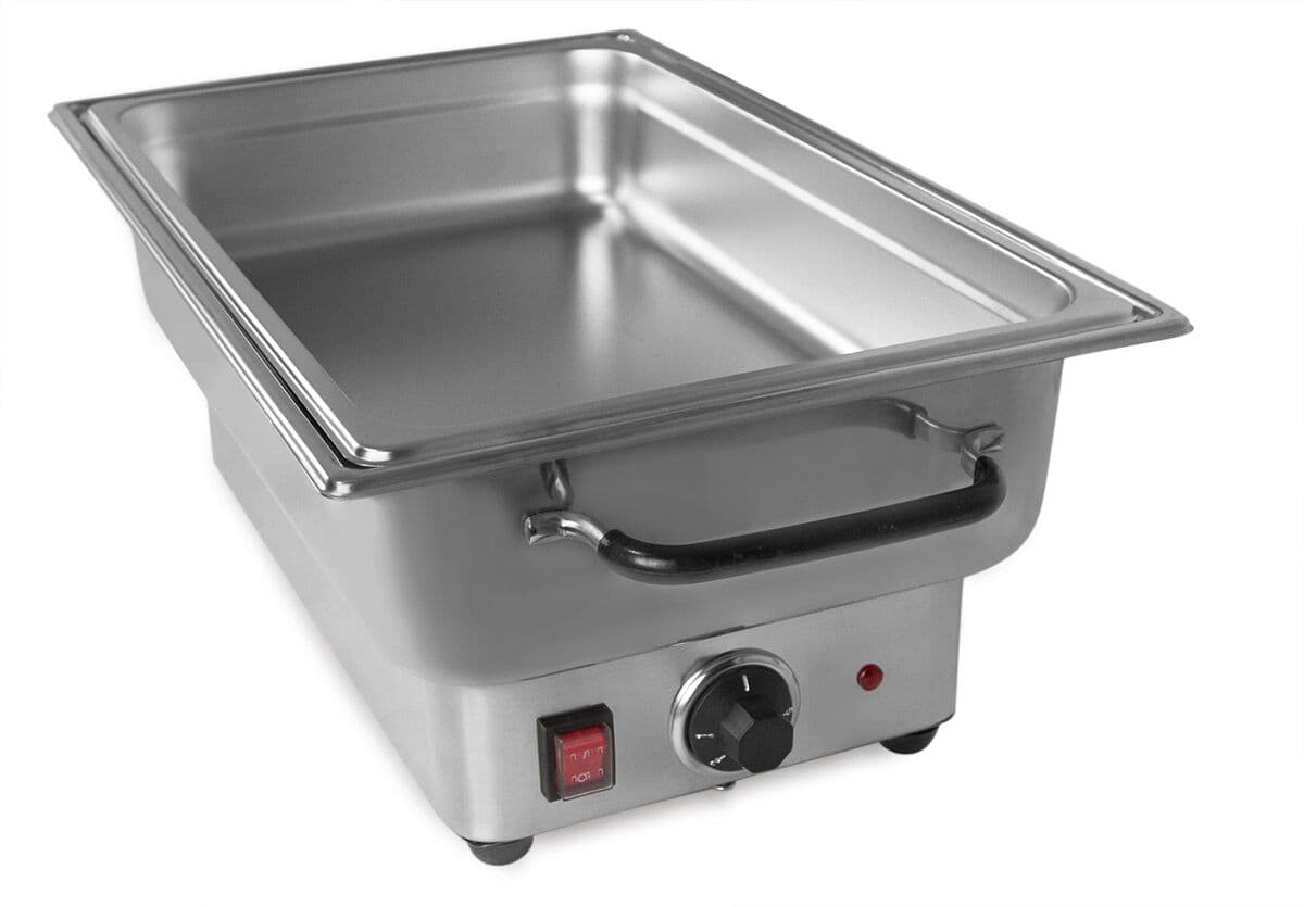 Elektro Chafing Dish - GN 1/1 - mit Deckel - Edelstahl