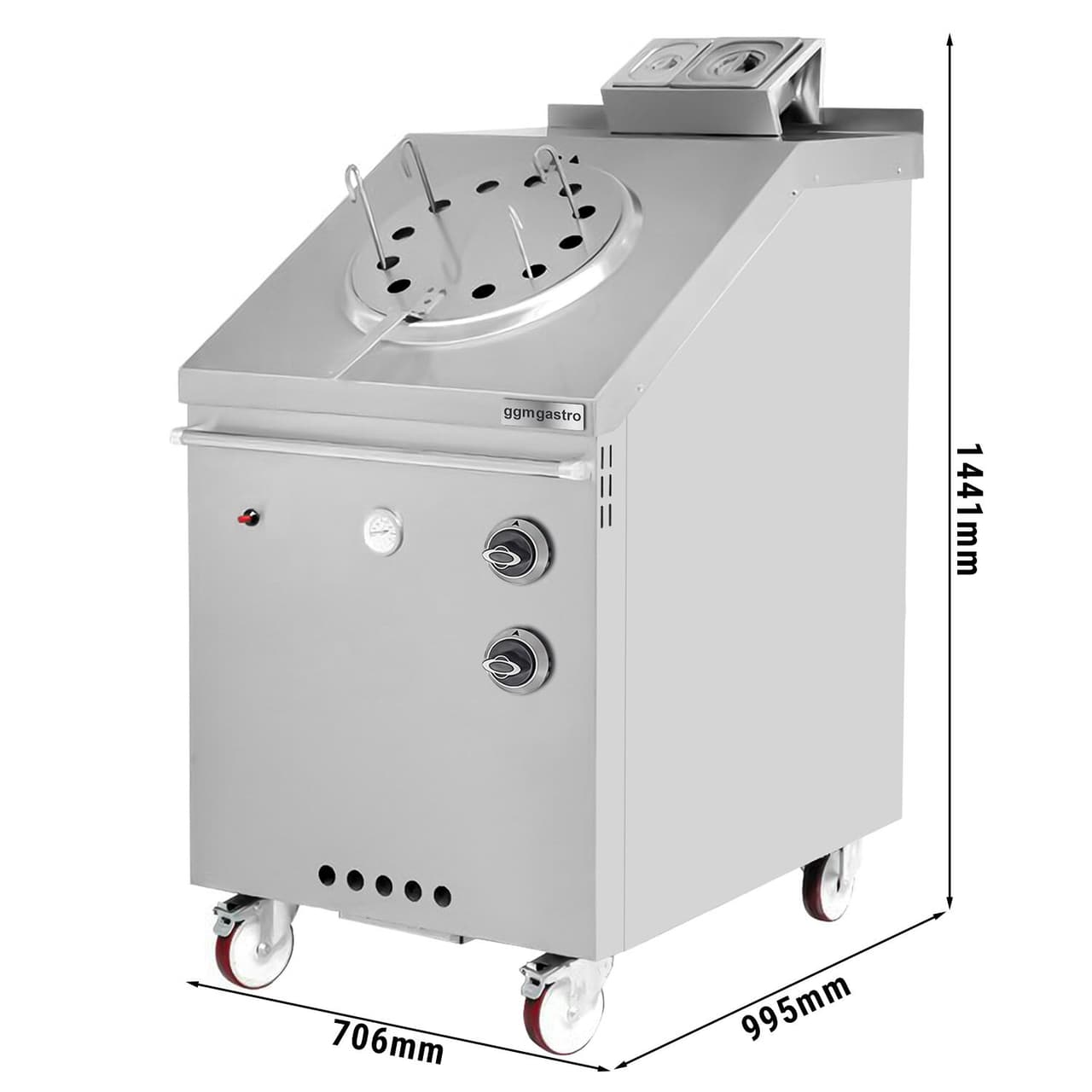 Gas Tandoori-Ofen - 706x1441mm