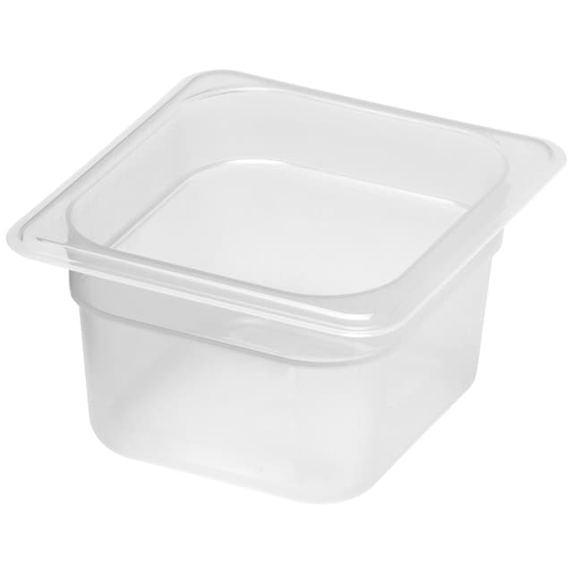 (6 Stück) CAMBRO | CAMWEAR® -  Polypropylen GN 1/6 Behälter - milchig - Tiefe: 100mm