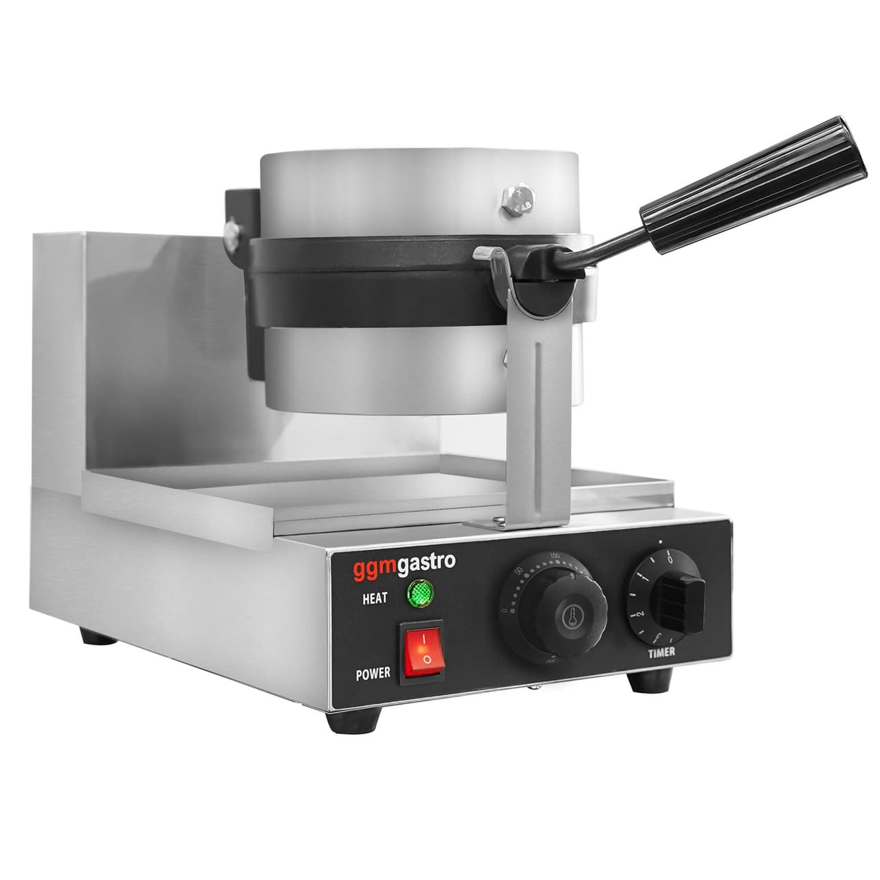 Waffeleisen - Einzeln - 1,3 kW - 180° Drehung