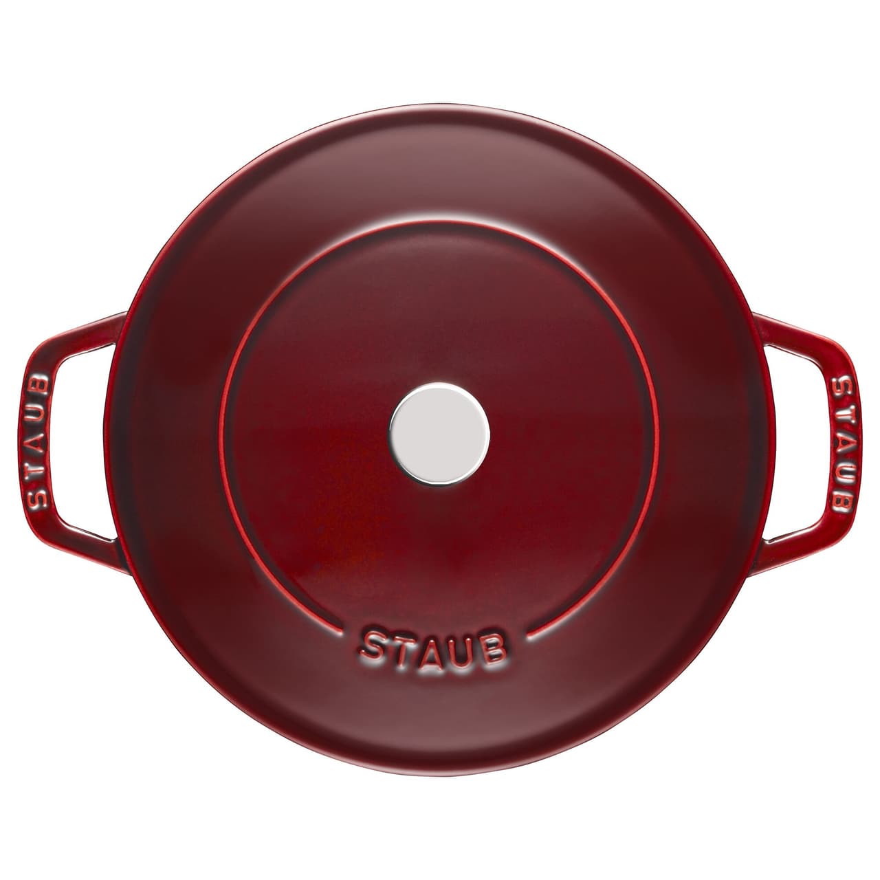 STAUB | BRAISERS - Bräter mit Chistera Drop-Structure - 280mm - Gusseisen - Grenadine-Rot