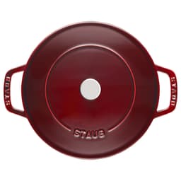 STAUB | BRAISERS - Bräter mit Chistera Drop-Structure - 280mm - Gusseisen - Grenadine-Rot