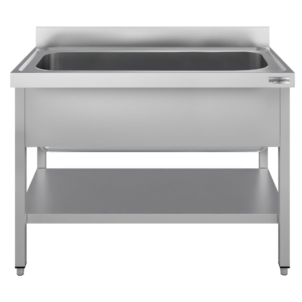 Topfspültisch ECO - 1200x600mm - mit Grundboden & 1 Becken