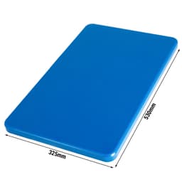 Schneidebrett - 325x530mm - Dicke 20mm - Blau