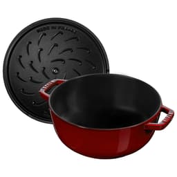 STAUB | LA COCOTTE - La Marmite Lilie - Ø 240mm - Gusseisen - Grenadine-Rot