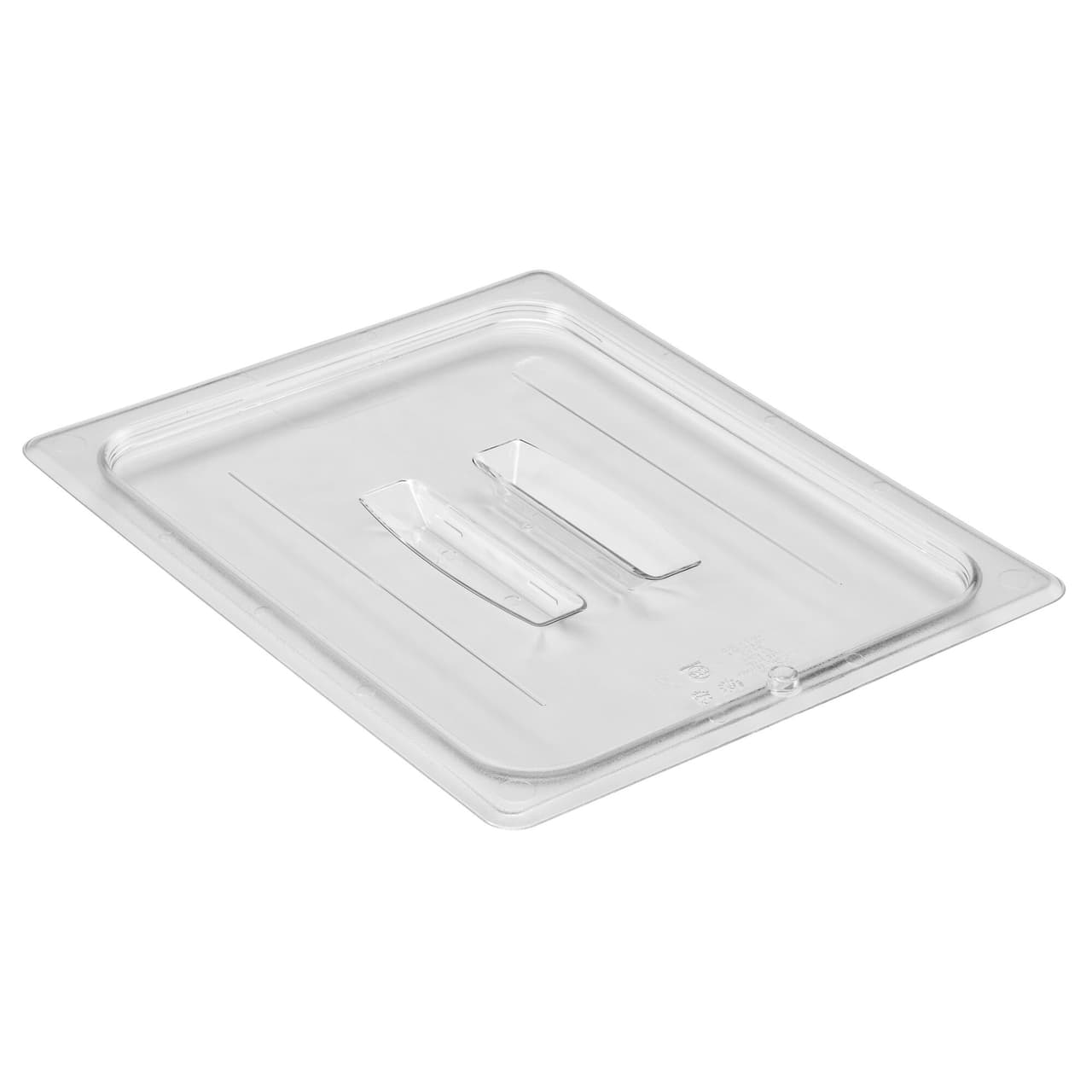 (6 Stück) CAMBRO | CAMWEAR® -  Polycarbonat GN-Deckel 1/2 - mit Griff - Clear