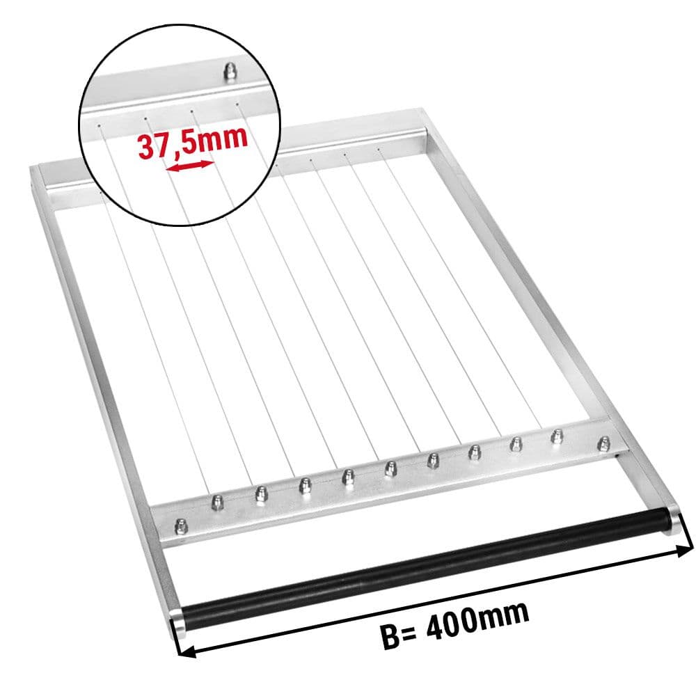 Rahmen für doppel Pralinenschneider - Drahtabstand: 37,5 mm