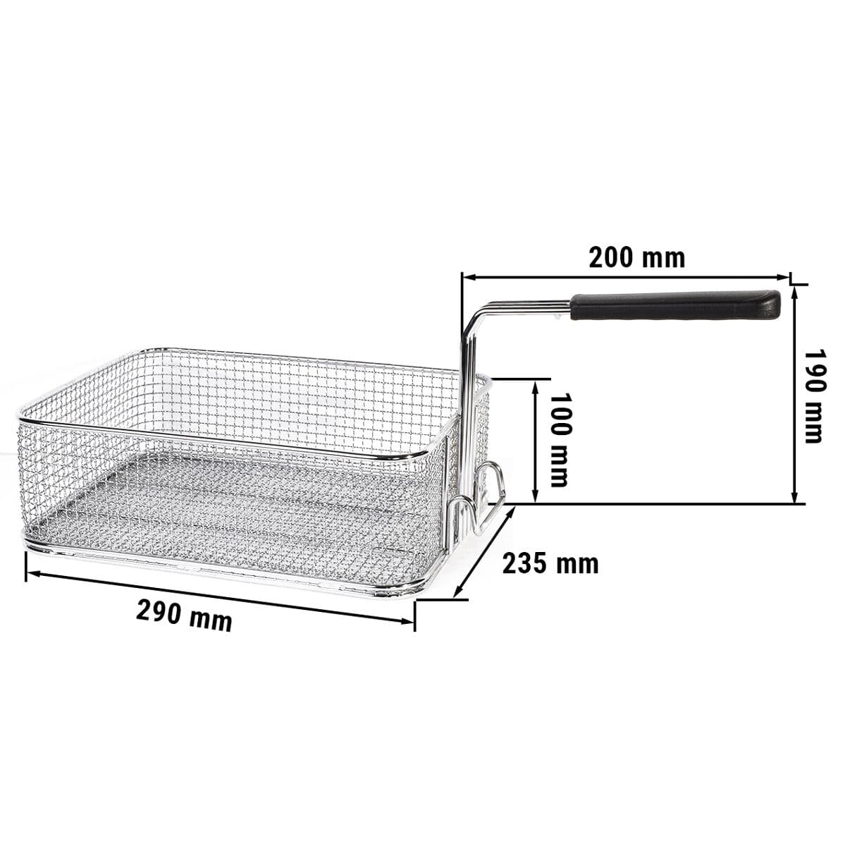 Fritteusenkorb - 10 Liter - für Gas Fritteusen 700 Serie