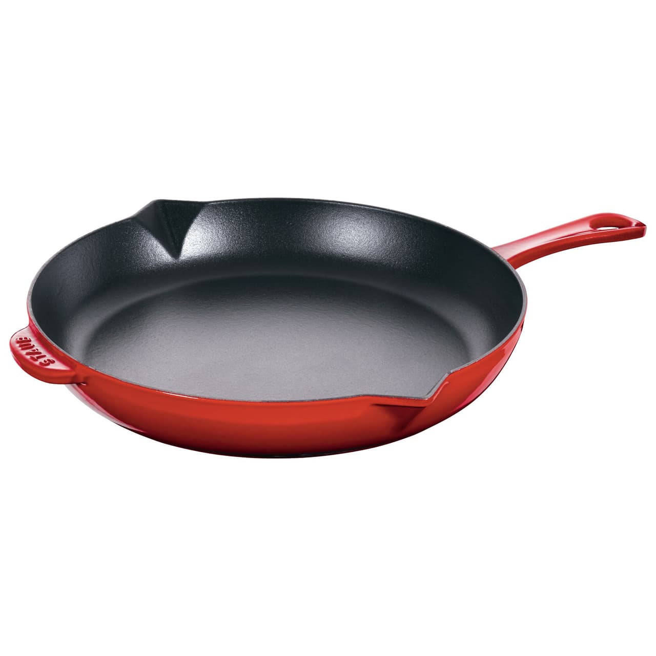 STAUB | PANS - Bratpfanne mit Ausgießnase - Ø 260mm - Gusseisen - Kirsch-Rot