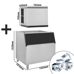 Eiswürfelbereiter - Würfel - 403 kg/24 h - inkl. Eisvorratsbehälter