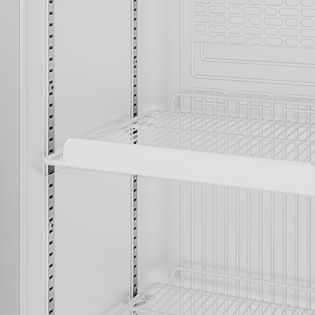 Getränkekühlschrank - 145 Liter - rahmenloses Design - mit 1 Glastür & Werbedisplay