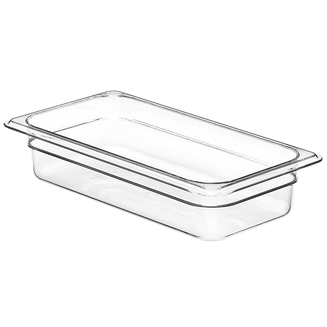 (6 Stück) CAMBRO | CAMWEAR® -  Polycarbonat GN 1/3 Behälter - Clear - Tiefe: 65mm