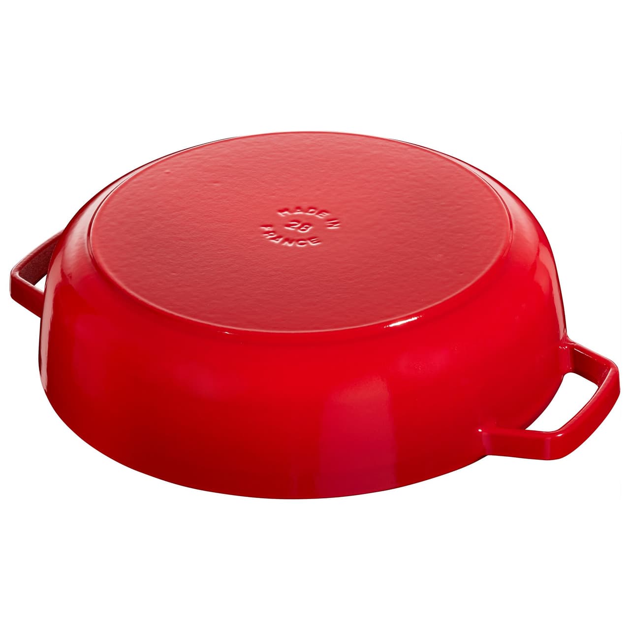 STAUB | BRAISERS - Bräter mit Chistera Drop-Structure - 240mm - Gusseisen - Kirsch-Rot