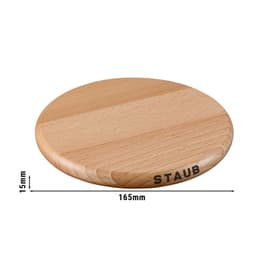 STAUB | SPECIALITIES - Untersetzer magnetisch - Ø 160mm - Braun - Buche