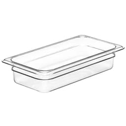 (6 Stück) CAMBRO | CAMWEAR® -  Polycarbonat GN 1/3 Behälter - Clear - Tiefe: 65mm