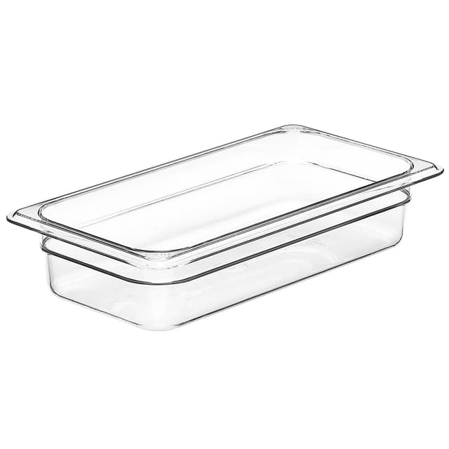 (6 Stück) CAMBRO | CAMWEAR® -  Polycarbonat GN 1/3 Behälter - Clear - Tiefe: 65mm