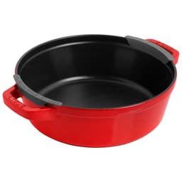 STAUB | STACKABLE SET - Kochtopfset - 3-tlg - Ø 240mm - Gusseisen - Kirsch-Rot