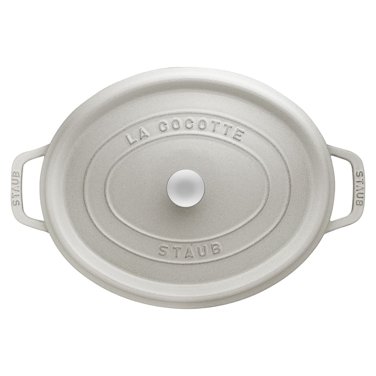 STAUB | LA COCOTTE - Cocotte - oval - 230mm - Gusseisen - Weisser Trüffel