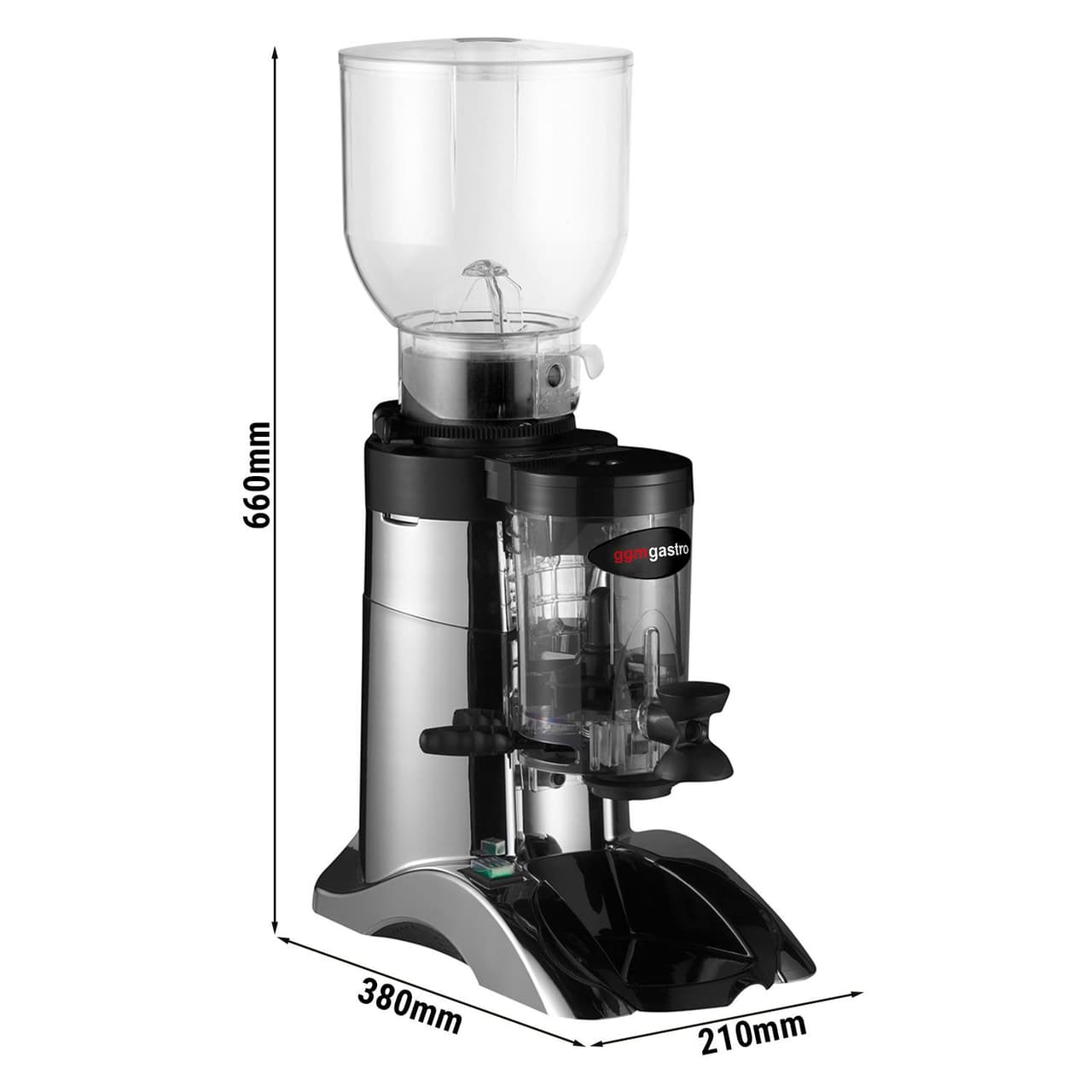 Kaffeemühle - Silber - 2kg - 400 Watt - 63dB