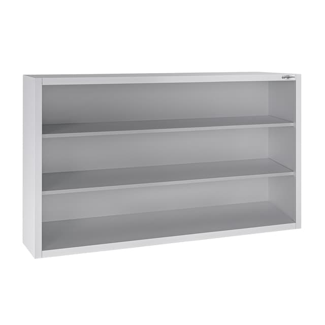 Edelstahl Wandhängeschrank ECO - 1400x400mm - ohne Schiebetür 1000mm hoch