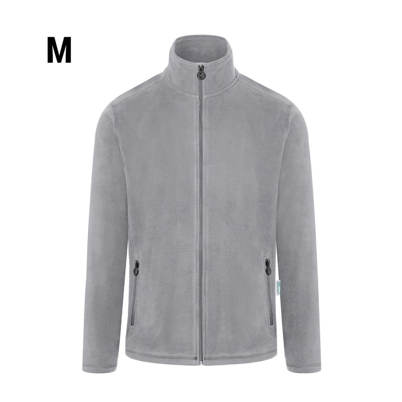 KARLOWSKY | Herren Workwear Fleecejacke Warm-Up - Platingrau - Größe: M