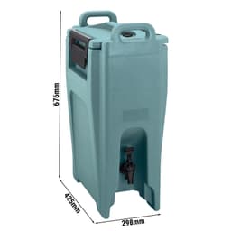 CAMBRO | ULTRA CAMTAINERS® - isolierter Gertränkebehälter - 18,9 Liter - Schieferblau