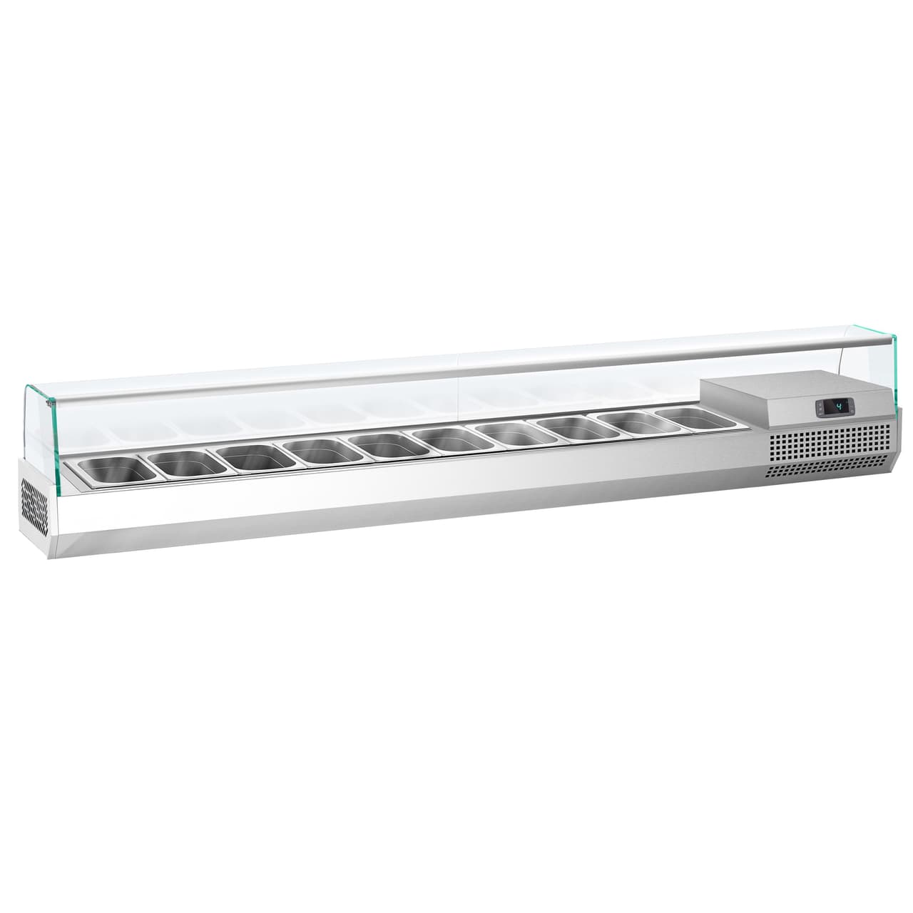 Kühlaufsatzvitrine Premium PLUS - 2300x413mm - 10x GN 1/3