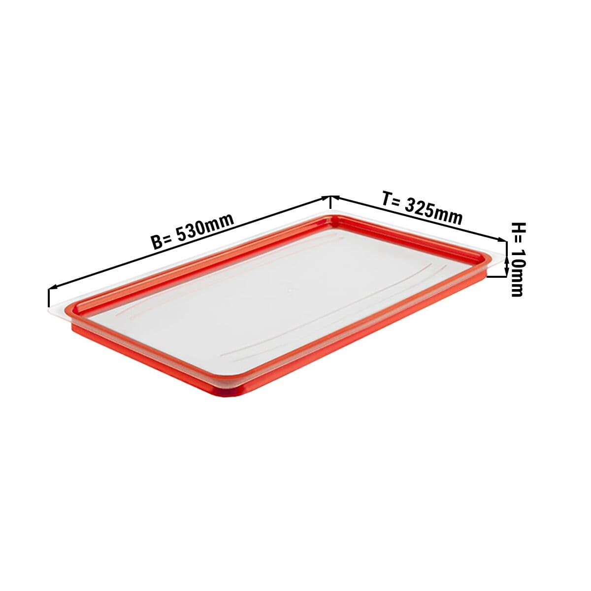 GN 1/1 Deckel - Luftdicht - 530 x 325mm