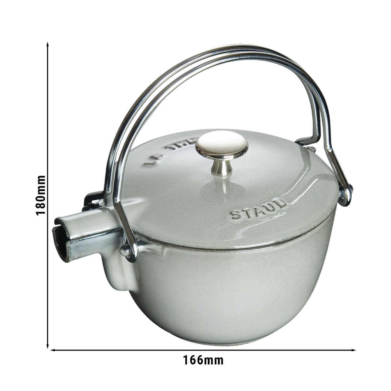 STAUB | SPECIALITIES - Teekanne - 1,1 Liter - Gusseisen - Graphit-Grau