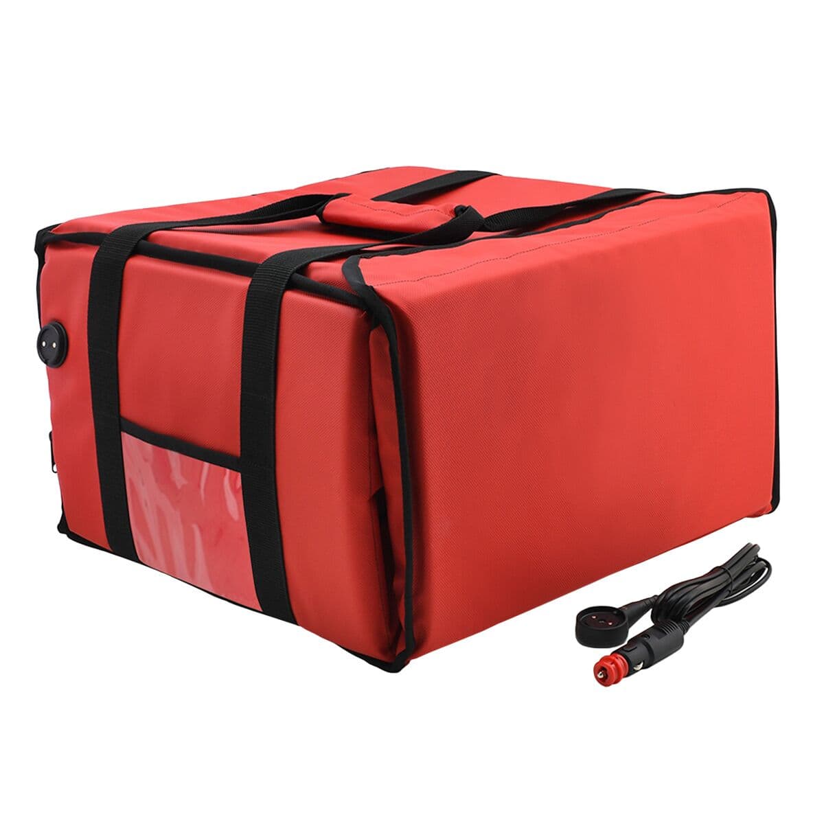 WarmBag/ Pizzabag PRO - Beheizte Liefertasche - für 4 Pizzakartons 35x35cm - Rot