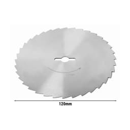 Rundes Schneidemesser - Ø 120 mm - gezahnt - für Dönerschneider