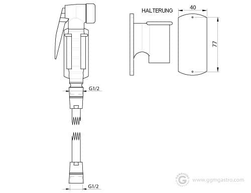 Handbrause 1000