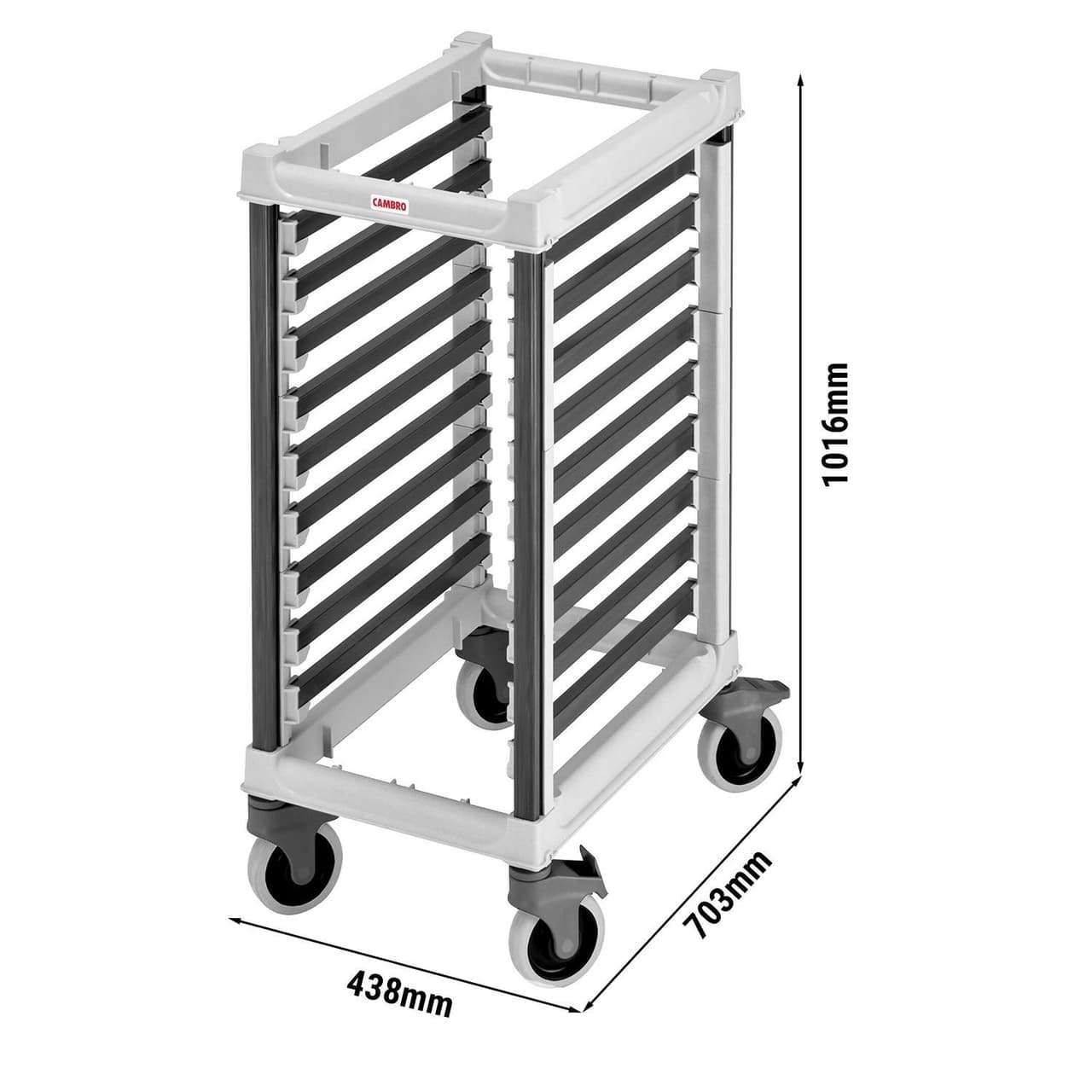 CAMBRO | CAMSHELVING® -  Wagen für 9x GN 1/1 Behälter