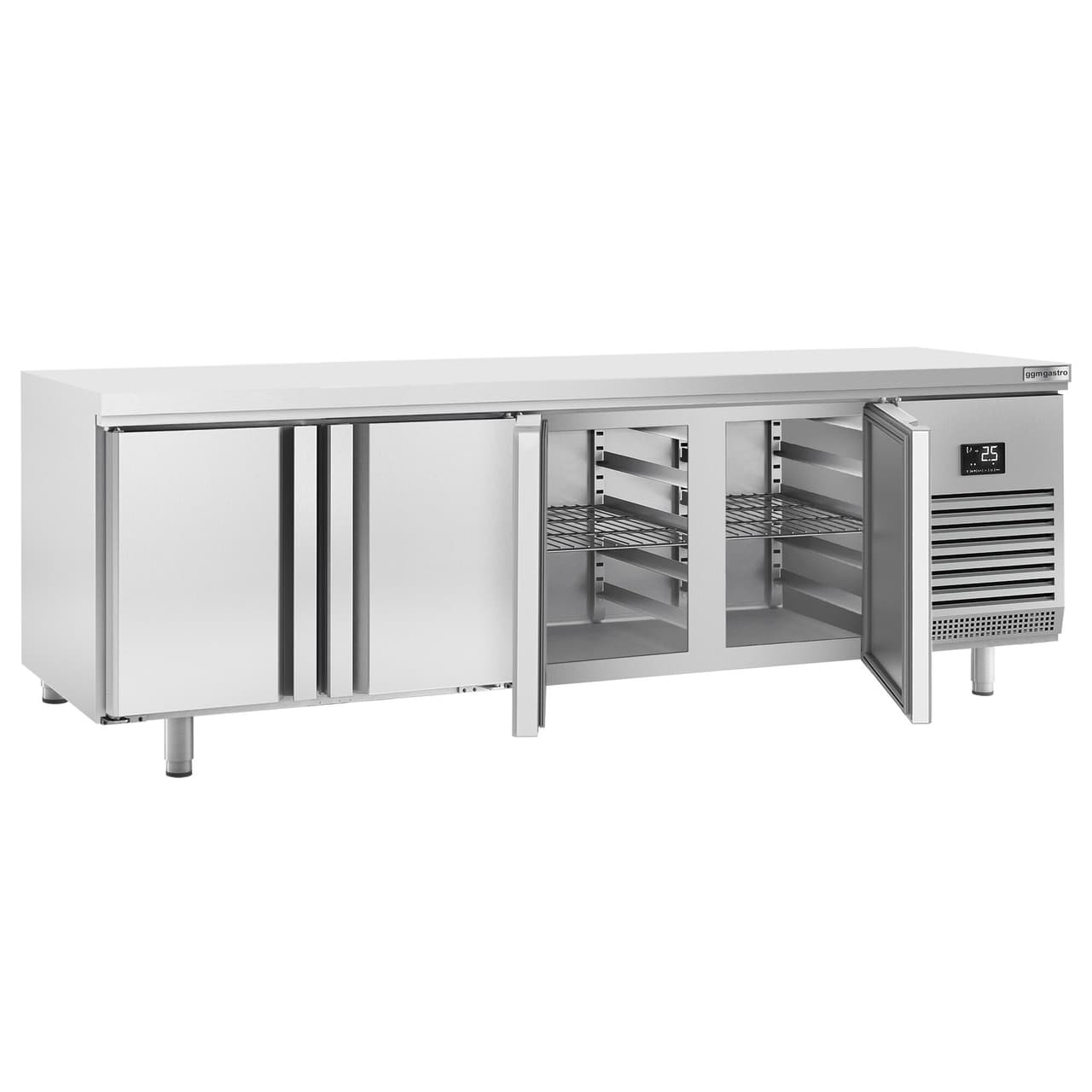 Bäckereikühltisch Premium PLUS - 2752x800mm - mit 4 Türen