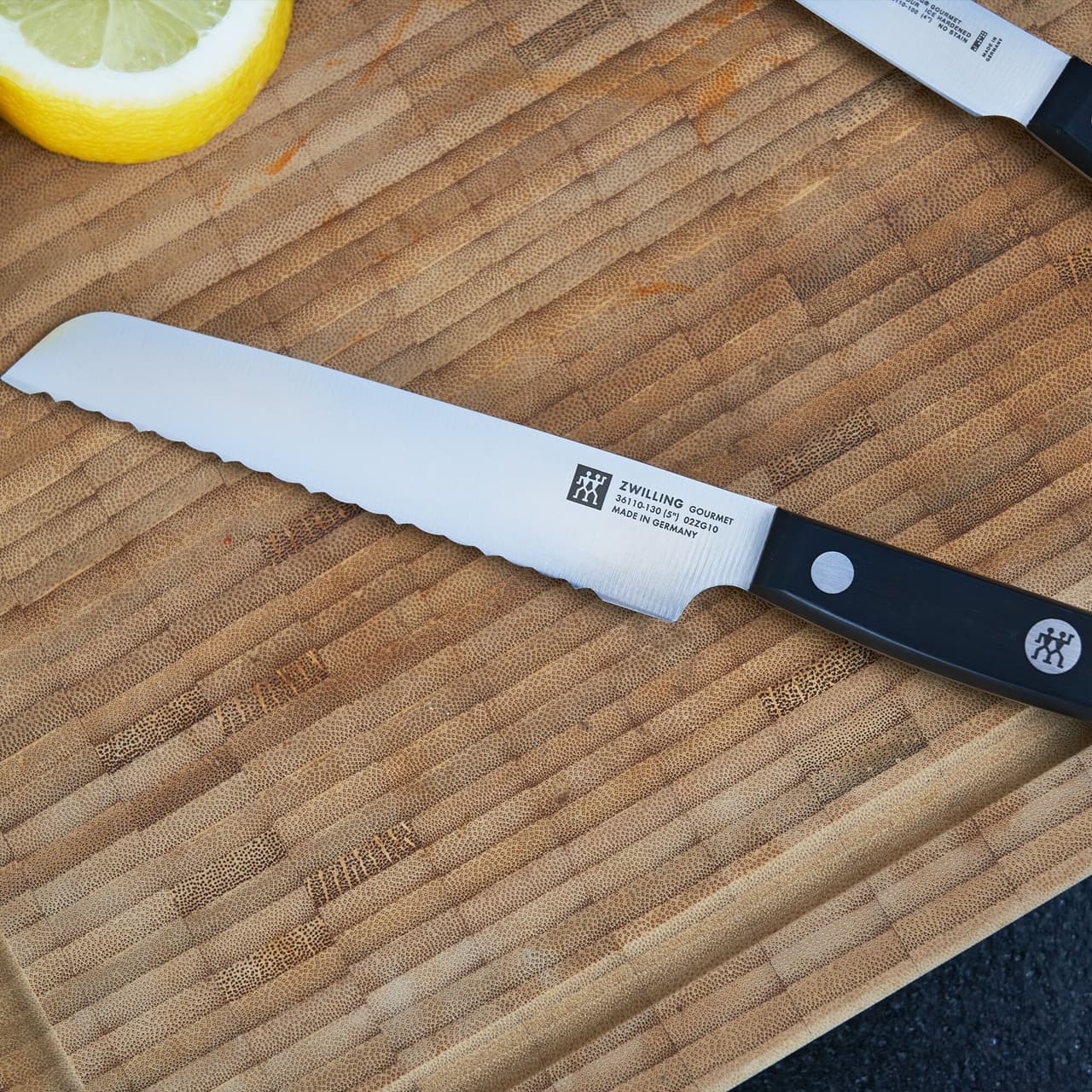 ZWILLING | GOURMET SharpBlock - Selbstschärfender Messerblock - 7-tlg - Braun