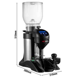 Kaffeemühle - Edelstahl Korpus - 2kg - 356 Watt - 63dB