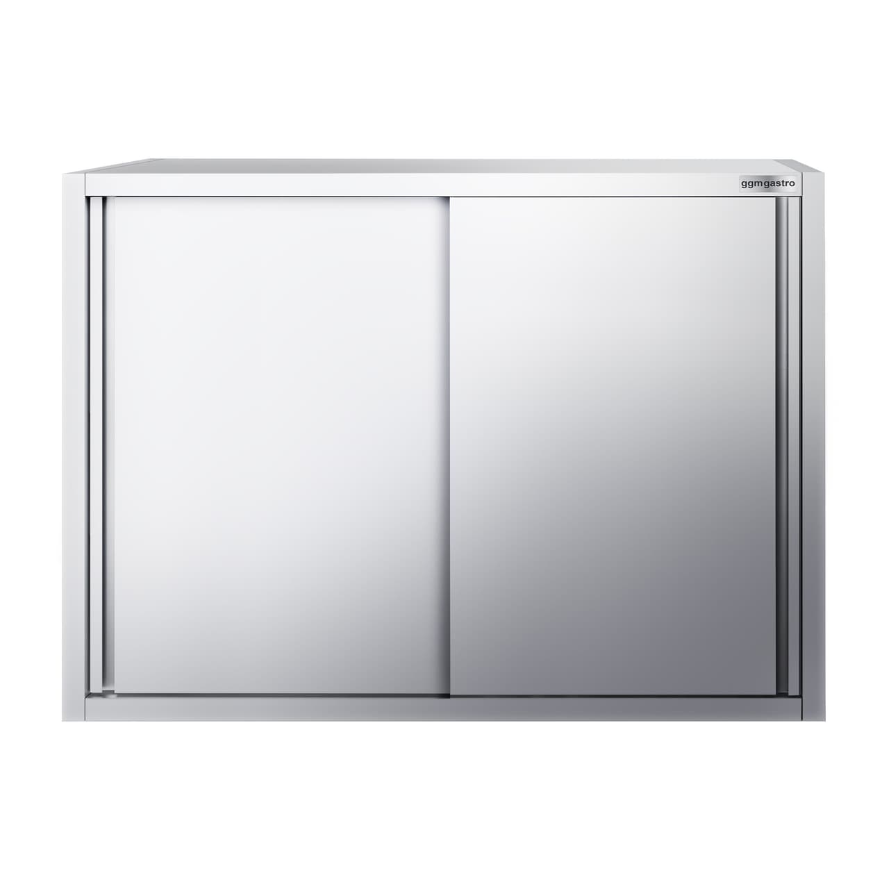 Edelstahl Wandhängeschrank PREMIUM - 1200x400mm - mit Schiebetür - 1000mm hoch