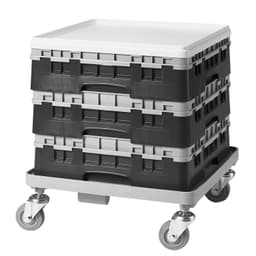 CAMBRO | CAMRACK® - Gläserspülkorb 1/1 - 16 Fächer - mit 1 Extender - 500x500mm - Schwarz