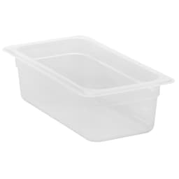 (6 Stück) CAMBRO | CAMWEAR® -  Polypropylen GN 1/3 Behälter - milchig - Tiefe: 100mm