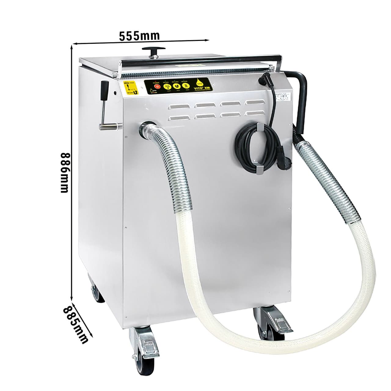 VITO | XM Vakuumfiltrationssystem - 30 Liter/Minute - für max. 75 Liter Fritteusen