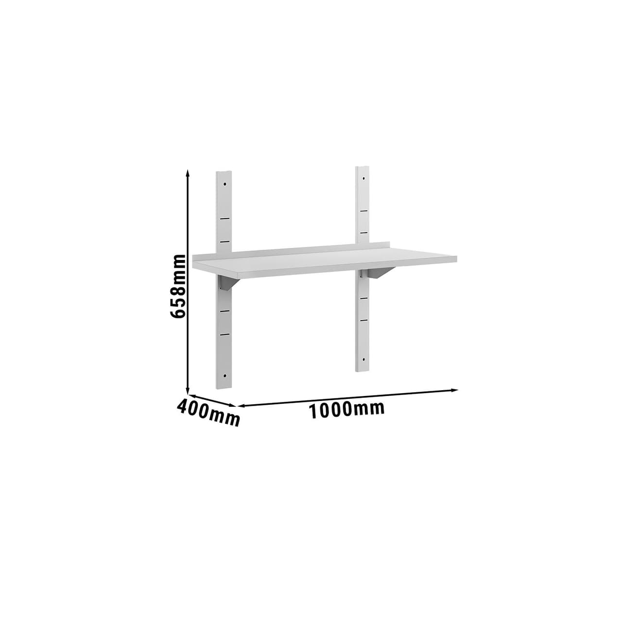 Wandborde ECO - 1000x400mm - mit 1 Etage