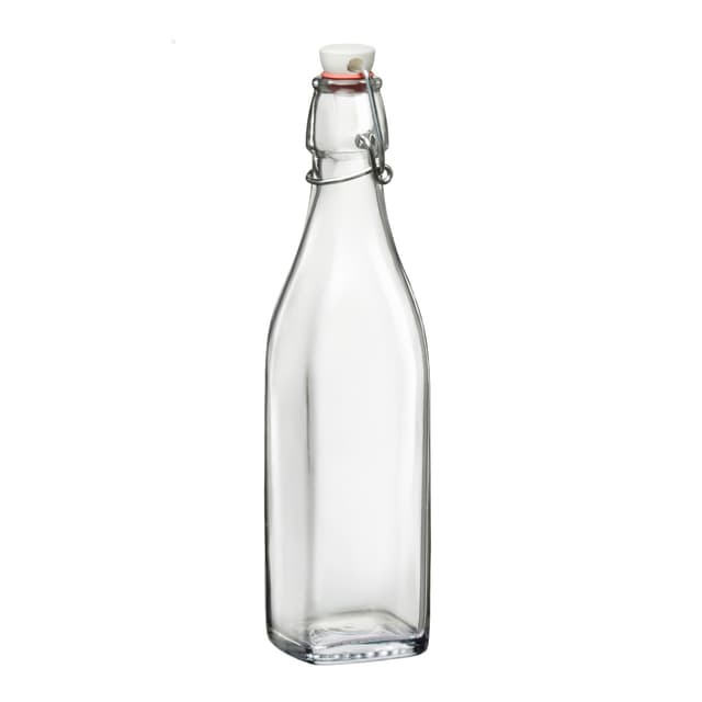 (12 Stück) Glasflasche Bormioli Rocco - DUBLIN - mit Bügelverschluss - 500 ml