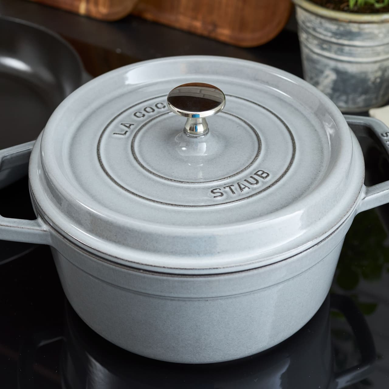 STAUB | LA COCOTTE - Cocotte - Ø 200mm - Gusseisen - Graphit-Grau