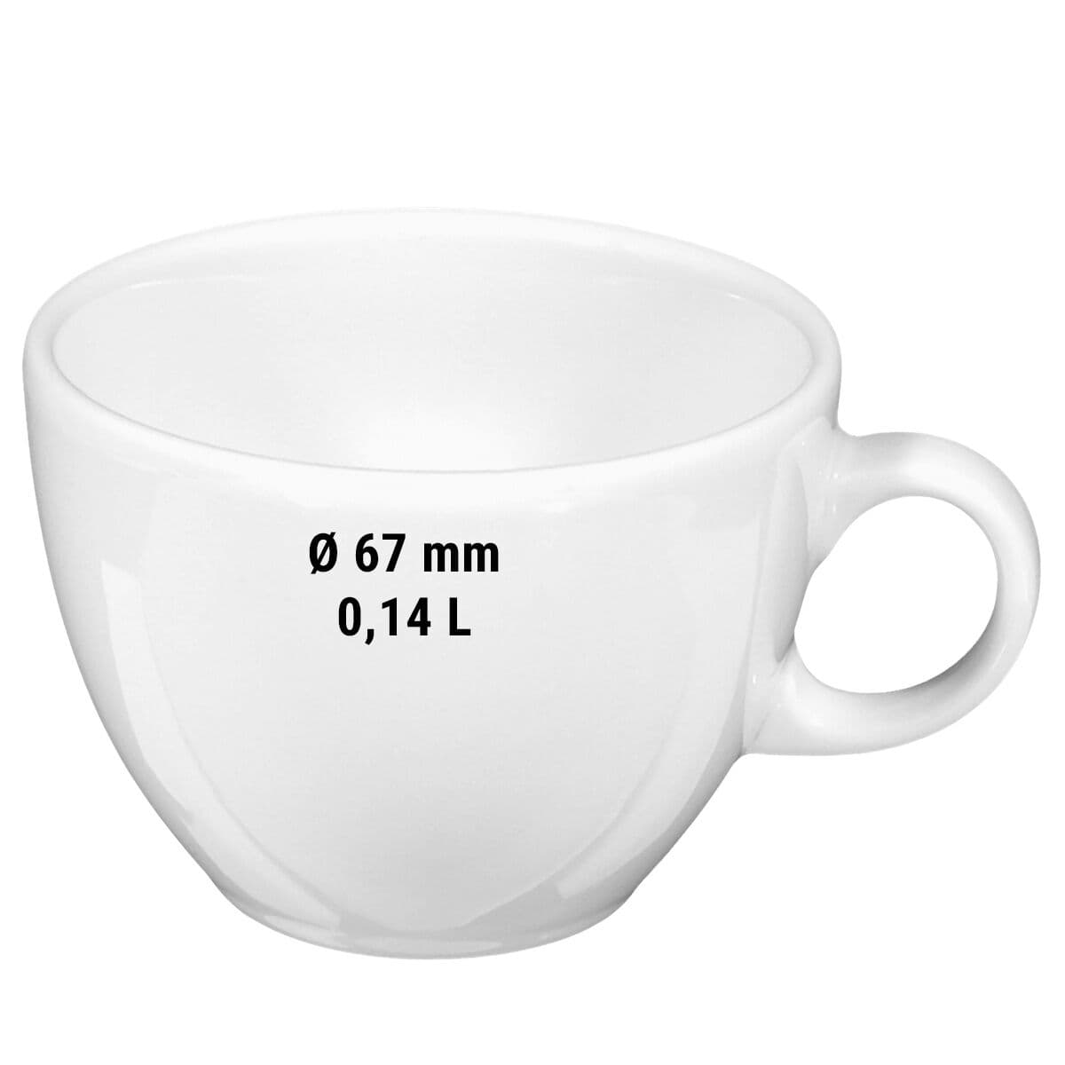 (6 Stück) SELTMANN WEIDEN | Kaffeetasse - 0,14 Liter