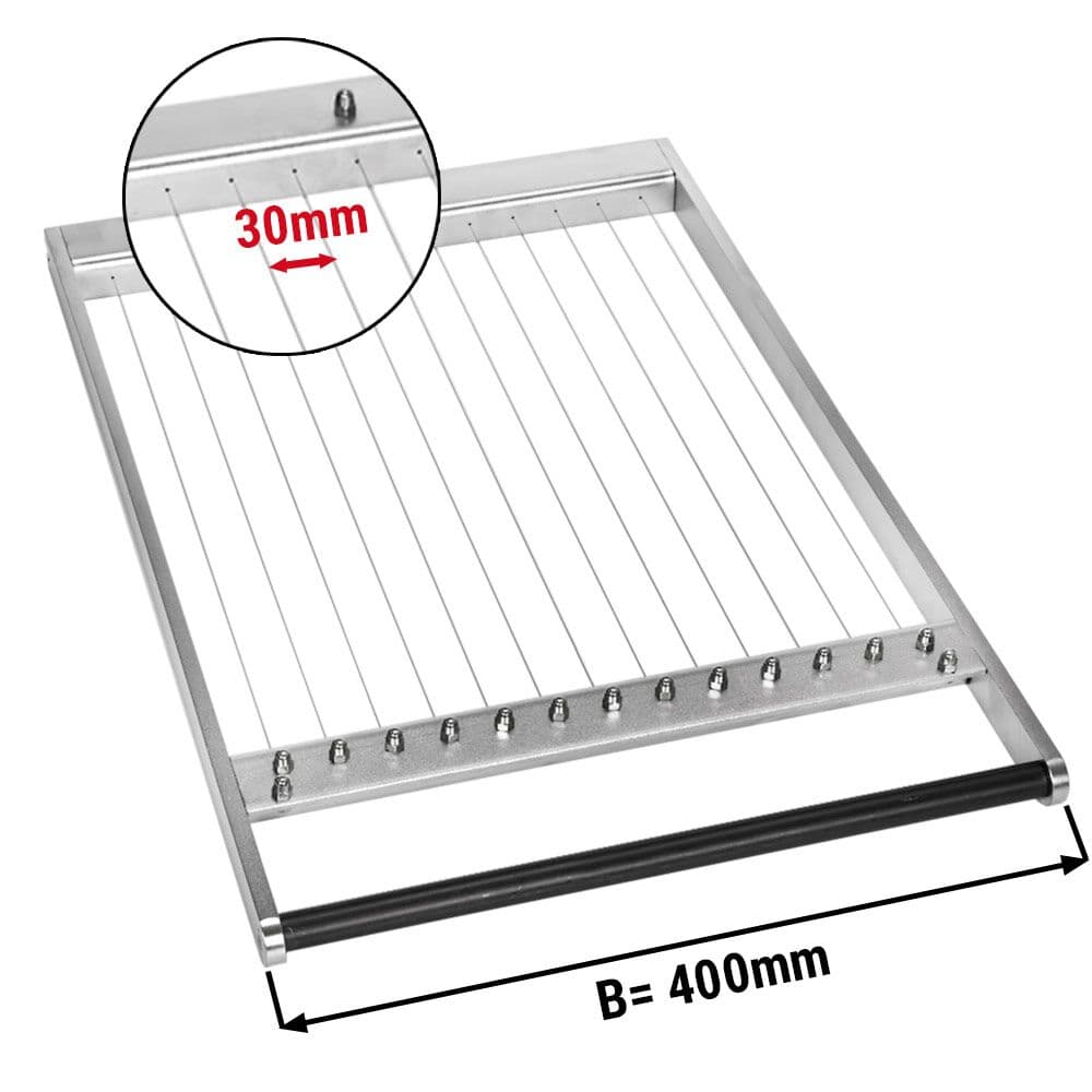 Rahmen für doppel Pralinenschneider - Drahtabstand: 30 mm