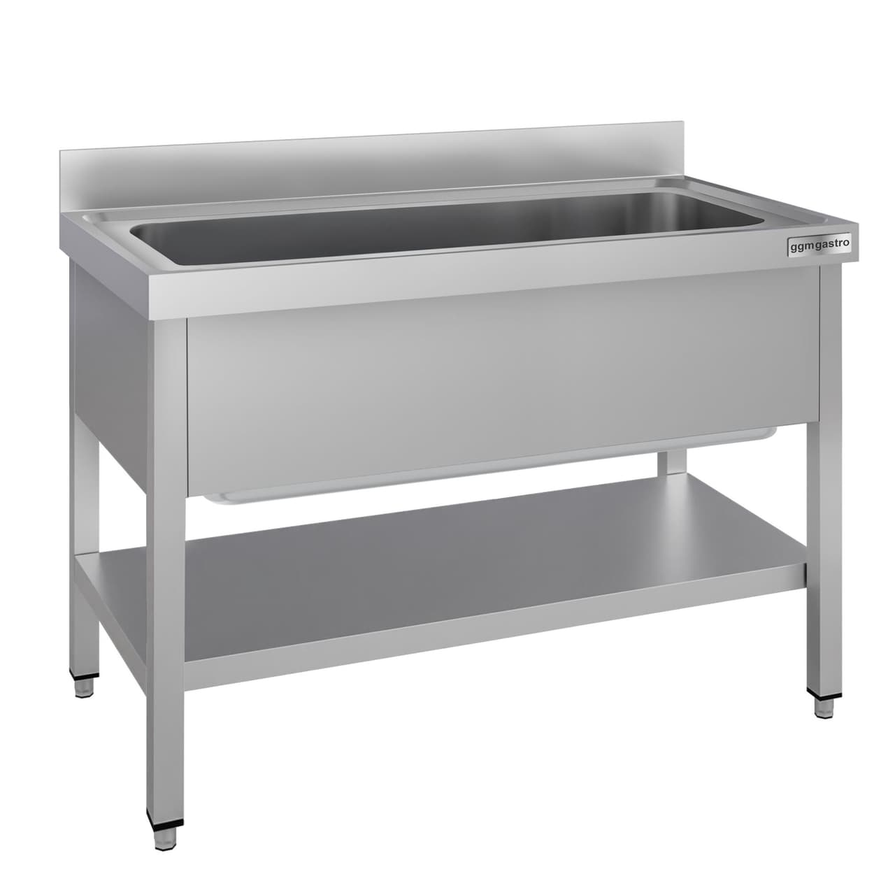 Topfspültisch ECO - 1200x600mm - mit Grundboden & 1 Becken